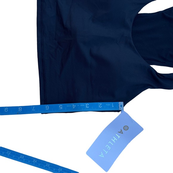 Athleta NWT Ultimate Crop XXS‎ Black D-DD Medium Support Sports Bra - Picture 5 of 5